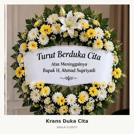 Krans Bunga Duka Kebon Jeruk
